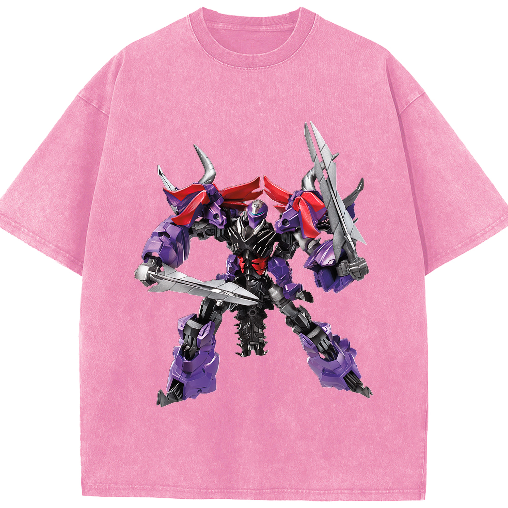 （画像用）  綿100% ヴィンテージ風 半袖Tシャツ（フロントプリント）